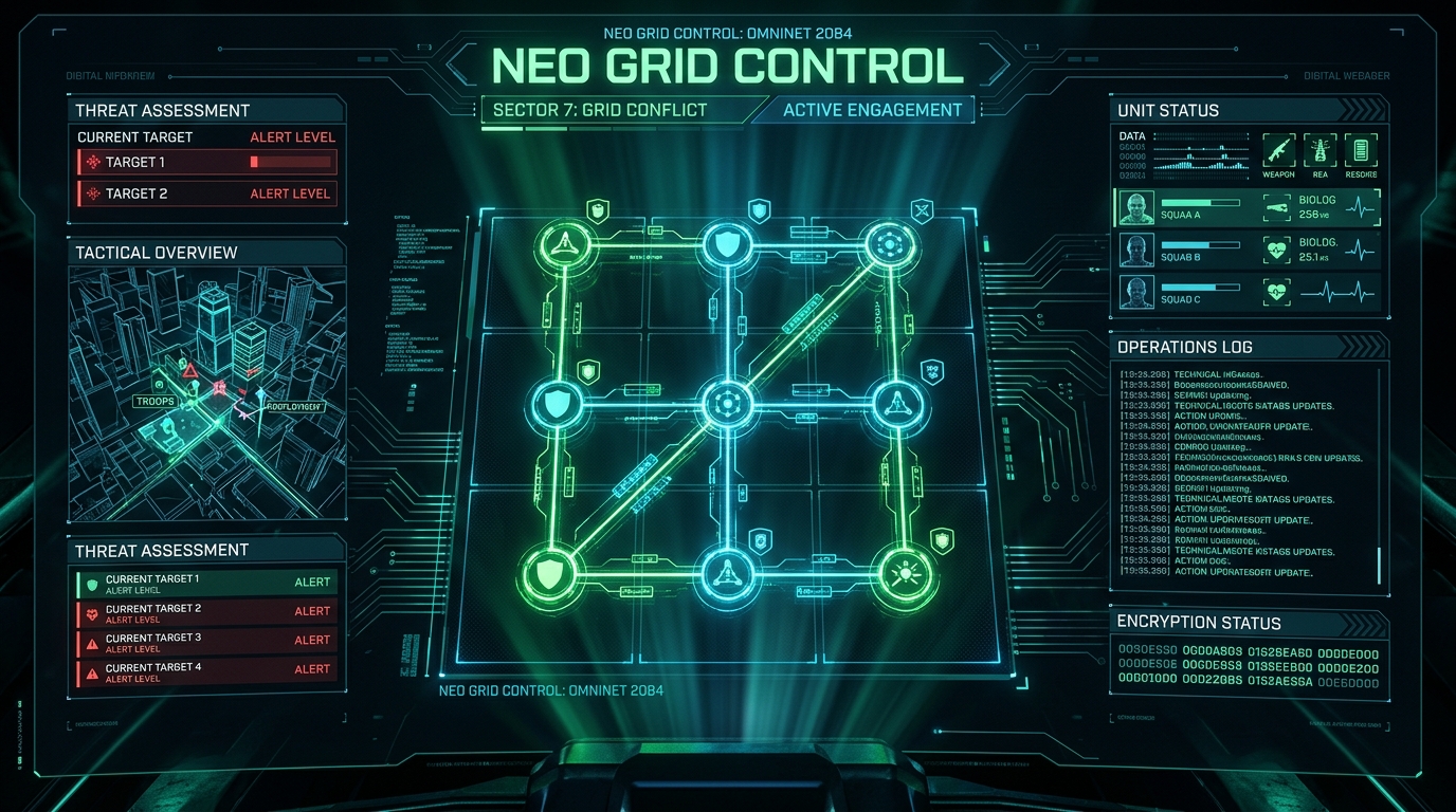 NEO Grid Control Тактический Интерфейс Сетки 3x3